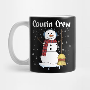 Cousin Crew Snowman Funny Winter Mug